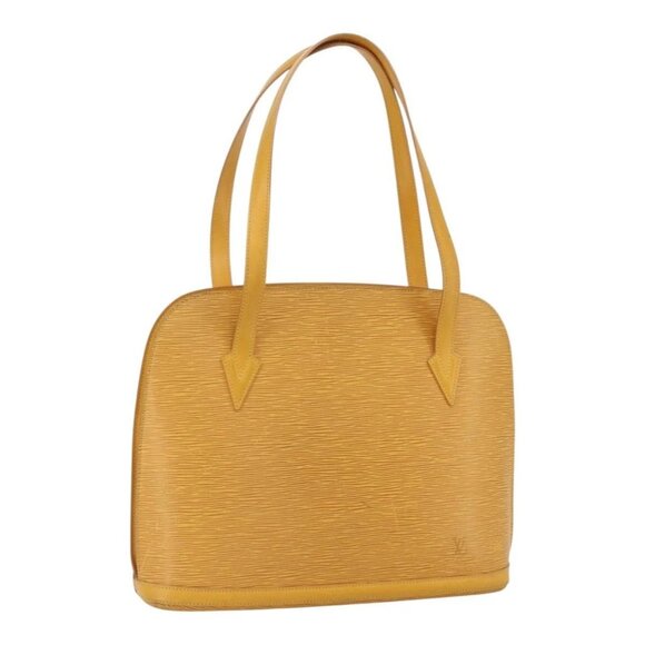 LOUIS VUITTON Epi Lussac Shoulder Bag Yellow M52289 LV Auth 159707